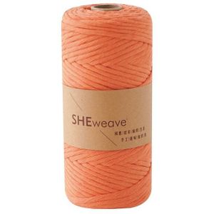 Enkele Streng Macrame Koord, Macrame Touw 3 Mm × 100 M (109yd) kleurrijke Katoenen Koord Voor Macrame Benodigdheden, Muur Opknoping