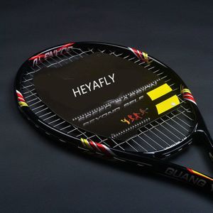 Amateur hoogwaardige tennisracket met carbon netto racket 1 racket zakken en 2 schokdempers mannen en vrouwen racket