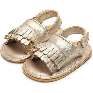 Baby Meisje Jongen Sandalen Fringe Pasgeboren Baby Peuter Zachte Anti-Slip Rubberen Zool Babyschoenen Prinses Zomer Wieg Schoenen