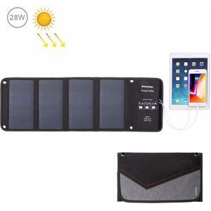 HAWEEL 14 w 21 w 28 w Portable Solar Charger voor Mobiele Telefoon Camping Reizen Opvouwbaar Zonnepaneel Lader met dual Usb-poorten