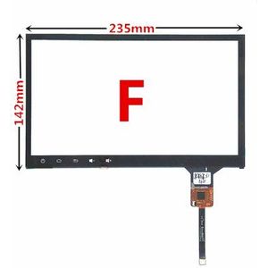 Voor Auto Dvd Gps Navigatie Centrale Controle Multimedia Capacitieve Digitizer Touch Screen Panel Glas