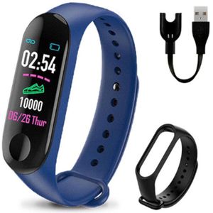 M3 Pro Smart Band Waterdicht Fitness Tracker Stappenteller Call Bericht Herinnering Armband Horlogeband Voor Mannen Vrouwen Kinderen