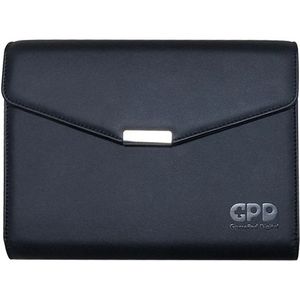 Originele Bescherming Lederen Case Tas Voor Gpd Win Max Gpd P2 Max 7 Inch Windows 10 Systeem Umpc Mini laptop (Zwart)
