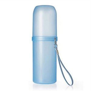 Doorschijnende Cup Snoep Kleur Tandpasta Tandenborstel Wassen Cup Badkamer Opslag Accessoires Draagbare Reizen Set Met Deksel