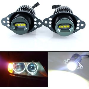 1 Set40W Cree Chips LED Angel Eyes Halo Marker Ring Gloeilamp Canbus Voor BMW E90 E91 318i LCI 09 -11 DRL Foutloos auto styling
