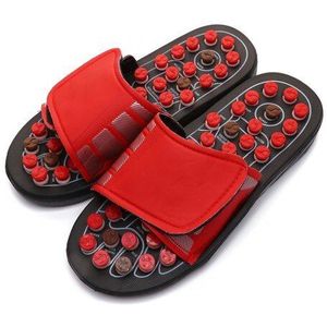 Acupunt Massage Slippers Voor Vrouwen Sandalen Voeten Chinese Acupressuur Therapie Medische Roterende Voet Massager Schoenen Unisex