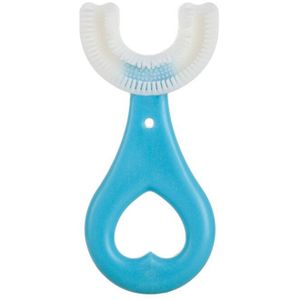A0ND U-Vormige Tandenborstel Handleiding Training Tandenborstel U Vorm Baby Siliconen Tandenborstel Voor Kinderen Kids 2-6 jaar