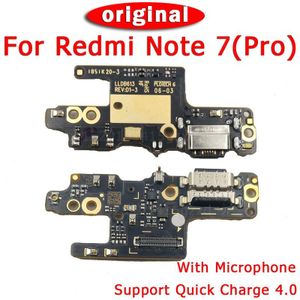 Originele Poort Opladen Board Voor Xiaomi Redmi Note 7 Pro Onderdelen Usb Lading Board Voor Redmi Note 7 Dock connector Flex Kabel