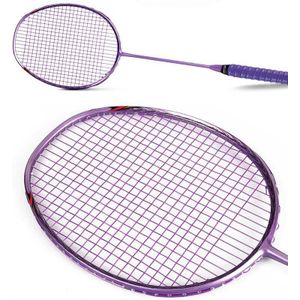 100% Carbon Professionele Badminton Racket Met Zak Ultralight Offensief Badminton Racket Outdoor Sport Sportartikelen