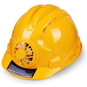 Zonne-energie Fan Helm Outdoor Werken Veiligheid Hard Hat Bouw Werkplek ABS materiaal Beschermende Cap Aangedreven door Zonnepaneel