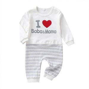 Lente Herfst Katoenen Baby Romper Voor Meisjes En Jongens Mooie Baby Voor Pasgeboren Baby 3-18M Lange mouw Kostuums Pyjama