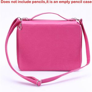 184 Gaten 4 Lagen School Etui Grote Cartridge Waterproof Potlood Tas Voor Gekleurde Potlood Levert Briefpapier Student