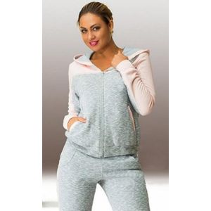 2 Stuk Training Sets Plus Size Effen Sportkleding Voor Vrouwen Gym Running Losse Hoodies Ritsen Lange Broek Trainingspakken Jogging suits