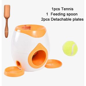 Hond Tennis Beloning Machine Speelgoed Huisdier Bal Launcher Speelgoed Iq Training Voor Hond Speelgoed 6Cm Elastische Tennisbal voor Binnen Of Buiten