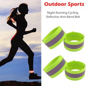 Nacht Reflecterende Veiligheidsgordel Nacht Run Armband Voor Outdoor Sports Night Running Fietsen Jogging Arm Band Lichtgevende Arm Band