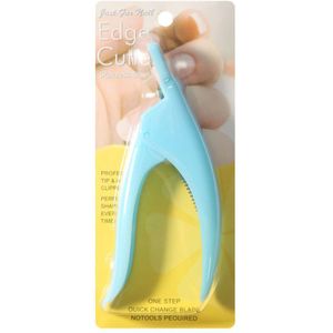 Snoep Kleur U-Vormige Plastic Nail Trimmer Professionele Nagel Uitbreiding Stukken Clipper Duurzaam Roestvrij Staal Nagelknipper