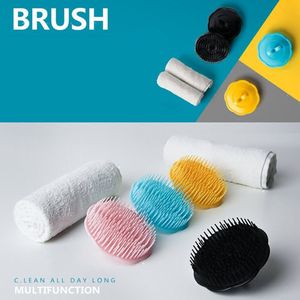 Draagbare Pocket Haar Kam Kleine Ronde Borstel Shampoo Borstel Hoofdhuid Massage Kam Mode Styling Tool