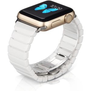 Strap Voor Apple Watch Band 38Mm 42Mm Apple Watch 5 4 3 2 1 Smart Horloge Armband Keramische Horlogebanden Voor iwatch Band 40Mm 44Mm