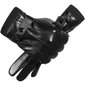 Mode Winter Handschoenen Mannen Waterdicht Winddicht Dikke Warme Handschoenen Zakelijke Stijl Touchscreen Mannen Handschoenen Zwart Nieuw