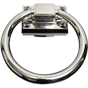 Deurklink Deur Pull Ring Knop Shiny Silver Pull Ring Houten Deurklopper Stoel Trekt Handvat 111x56x38 MM