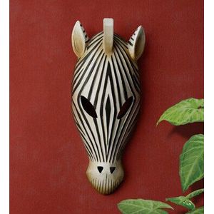 Primitieve Afrikaanse Stijl Emulational Dieren Masker Muur Opknoping Decoratie Bar Restaurant Creatieve Muur Kunstwerk Trendy Hars Ambachtelijke