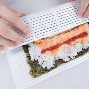 1pc Draagbare Sushi Tool Plastic Rolling Roller Mat DIY Onigiri Rice Roller Kip Roll Hand Maker Keuken Japanse Sushi gereedschap