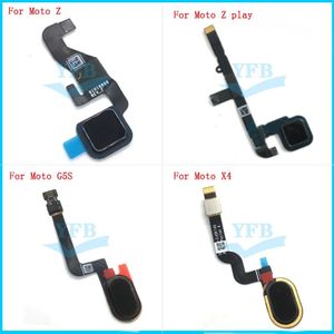 Home Button Key Vinger Print Touch ID Sensor Flex Kabel Lint Voor Motorola Moto Z Spelen XT1650 XT1635 G5S X4 onderdelen