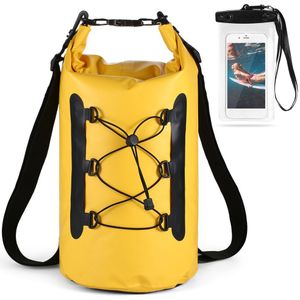 15L Waterdichte Dry Bag Met Telefoon Case Zwemmen Zak Roll Top Dry Sack Rugzak Voor Kajak Varen Vissen Surfen Rafting rivier