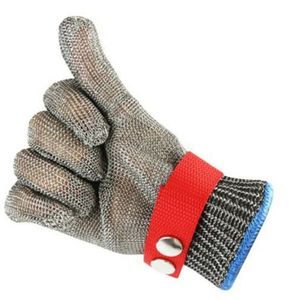 1 Pcs Cut Slip Rvs Handschoenen Werken Veiligheidshandschoenen Metalen Mesh Anti Snijden Voor Butcher Werknemer