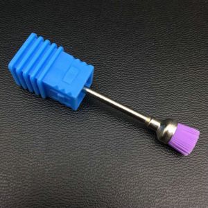 1Pc Golden Nail Boor Borstel Draagbare Gereedschap Voor Elektrische Manicure Boren Koperdraad Boor Cleaner