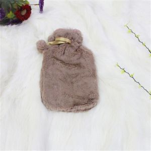 Grote Rubberen Warmwaterkruik Faux Fur Met Cover Pluche Zak Winter Warm Au