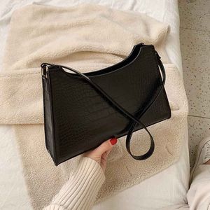 # H25 Retro Alligator Patroon Vrouwen Messenger Krokodil Flap Handtassen Pu Leer Straat Casual Rits Schoudertassen Bolsa Mujer