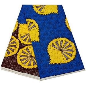 Laatste Afrikaanse Wax Stof Print 100% Polyester Real Wax Bedrukte Stof Diy Voor Vrouwen Jurk Stof