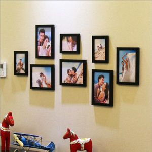 8 Stks/set Klassieke Fotolijst Voor Muur Opknoping 7 5 Inch Muur Art Bruidspaar Aanbeveling Foto Frames Woondecoratie