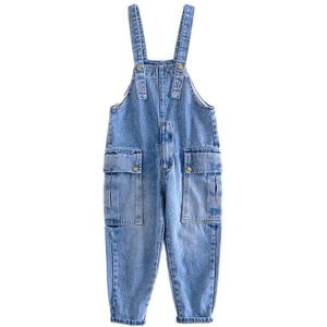 Jean Overalls Jongens Jeans Tieners Overalls Rompertjes 6 7 8 9 10 11 12 13 14 Jaar School Denim Jumpsuit broek Overalls Voor Grote Jongens