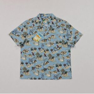 Bob Dong Wildlife Park Camp Shirts Zomer Reizen Hawaiian Korte Mouwen Tee Shirts