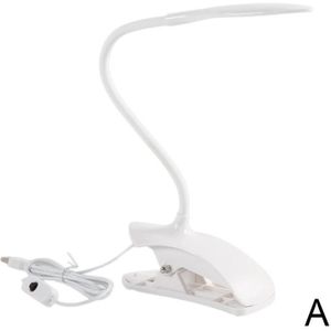 Bureaulamp Usb Led Tafellamp 14 Led Tafellamp Met Clip Boek Licht Touch 3 Leeslamp Bed Tafel led Modes Bureau V2M5