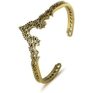 Naomy & ZP Armbanden & Bangles Vintage Indian Holle Patroon Bangle Bohemian Manchet Armbanden Voor Vrouwen Femme Mode-sieraden