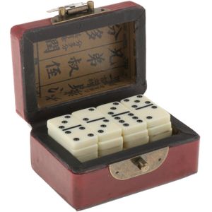 Domino Set Traditionele Classic Party Tafel Bordspel Speelgoed Voor 2-4 Spelers