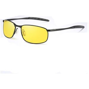 Zonnebril Voor Heren Zilver Metalen Frame Rijden Pilot Zonnebril Brillen Mannelijke Zwarte Bril Gafas
