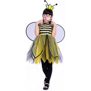 Meisje Animal Bee Laybug Wing Cosplay Kinderen Stage Performance Halloween Kostuum Voor Kinderen Maskerade Feestjurk Decor Kerst