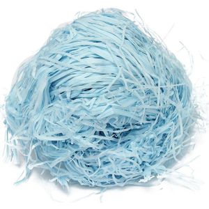 100G Luxe Blauw Versnipperd Tissue Wasmand Papier Doos Snoep Verpakking