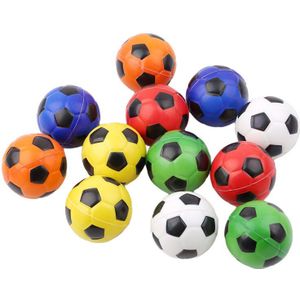 12 Stks/pak Kleurrijke Hand Voetbal Oefening Zachte Elastische Stress Reliever Ball Kid Kleine Bal Speelgoed Volwassen Massage Speelgoed