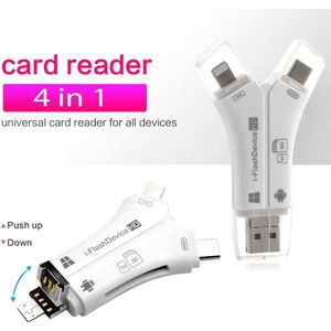 Sd Kaartlezer Usb Otg Micro Usb Type C Kaartlezer Lector Sd Memory Card Reader Voor Micro Sd Tf usb Type-C Otg Cardreader