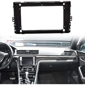 9 Inch 2Din Car Audio Panel Dashboard Frame Dvd Panel Frame Navigatie Panel Voor Passat B8 Polo-