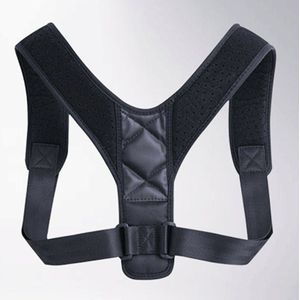 Black Back Correctie Hump Band Medische Verstelbare Sleutelbeen Houding Corrector Vrouwen Mannen Bovenrug Brace Schouder Ondersteuning Riem