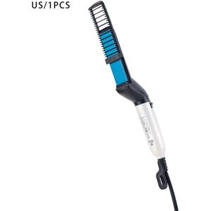 Multifunctionele Haar Kam Quick Baard Stijltang Curling Curler Tonen Cap Mannen Beauty Hair Styling Tool Cn (Oorsprong) Lescolton