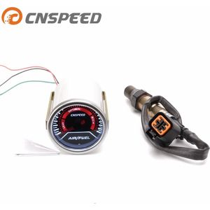 Cnspeed 52Mm Auto Air Fuel Ratio Gauge Smoke Lens Smalband Zuurstof Sensor O2 Achter Voor 01-06 Hyundai 2.0L