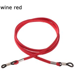 1Pc Hoge Elasticiteit Glazen Ketting Lederen Glazen Ketting Leesbril Ketting Sunglass Strap Lanyard Strap Bril Accessoire