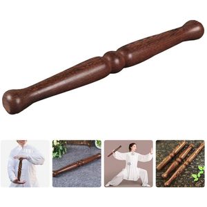 Huishoudelijke Tai Chi Heerser Draagbare Oefening Stok Houten Kungfu Stok Oefenen Supply